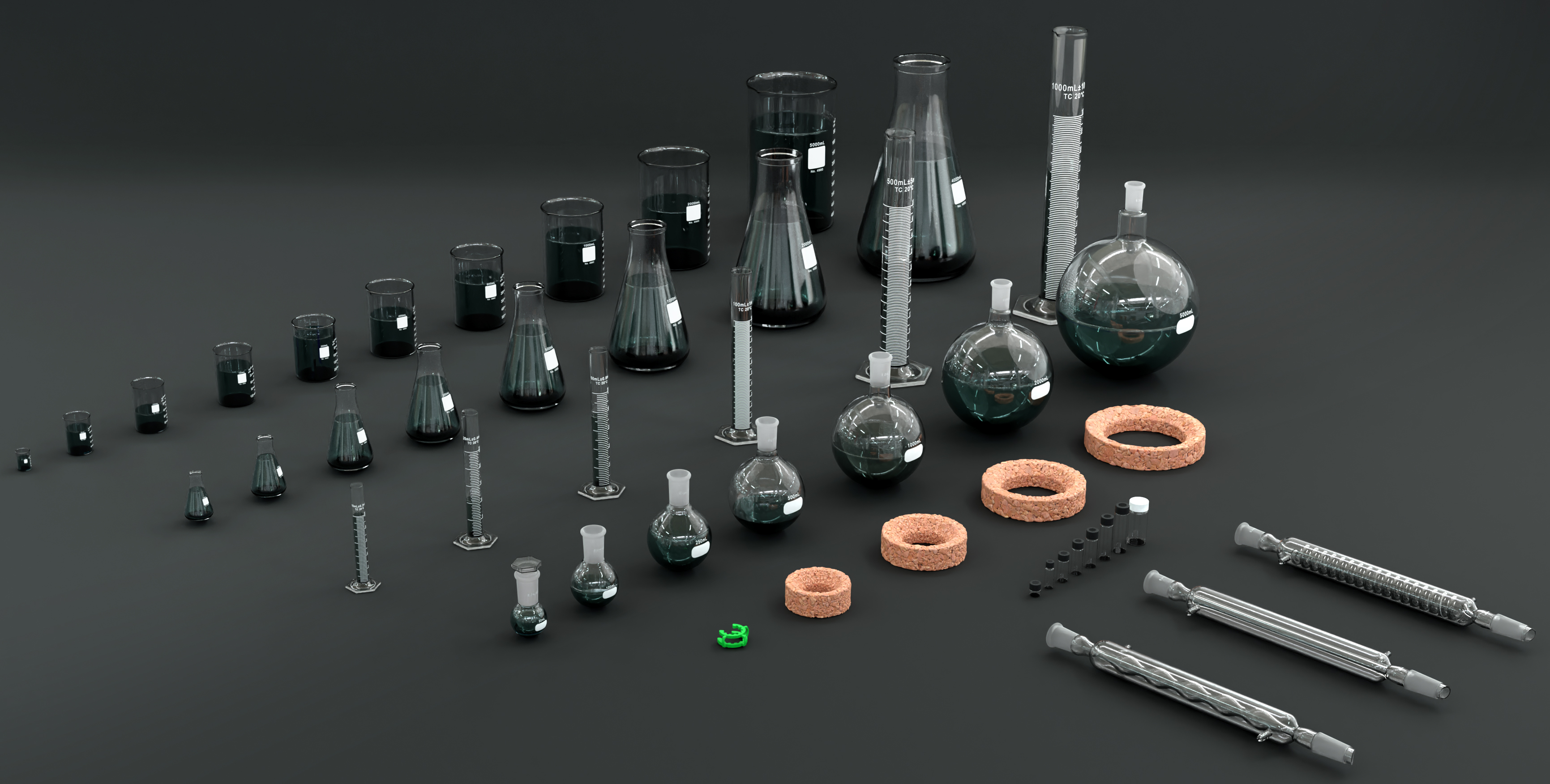 Laboratory Glassware Bundle Part 1 preview image 1